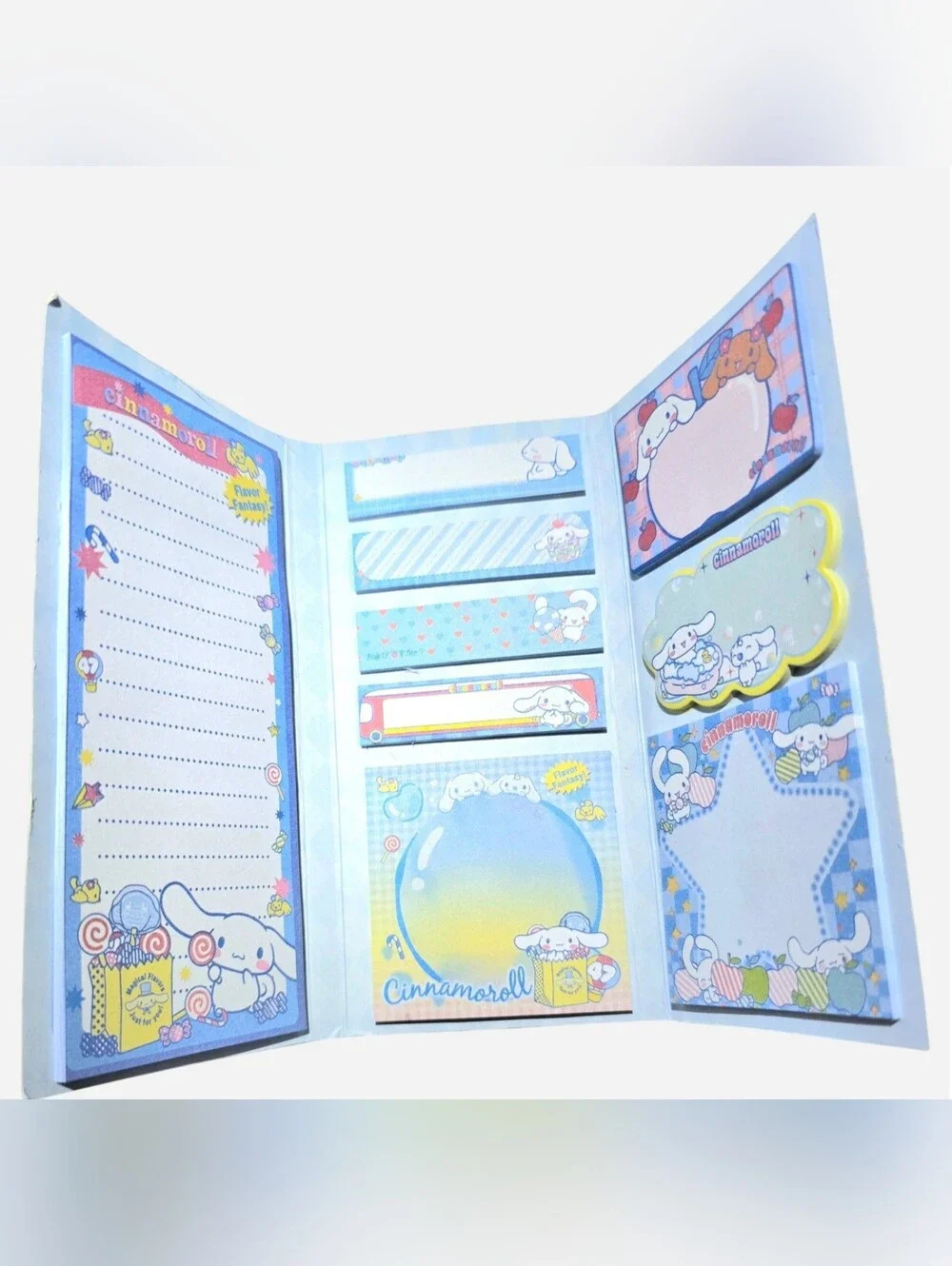 Cinnamoroll Kawaii 3 piece Stationery Set All NEW